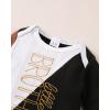 imageNewborn Infant Baby Boy Clothes Fall Winter Outfits New to The Crew Outfit Toddler Baby Boy Clothes SetKnit Splice