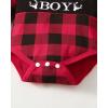 imageNewborn Infant Baby Boy Clothes Fall Winter Outfits New to The Crew Outfit Toddler Baby Boy Clothes SetRed Deer