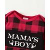 imageNewborn Infant Baby Boy Clothes Fall Winter Outfits New to The Crew Outfit Toddler Baby Boy Clothes SetRed Deer