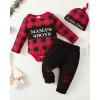 imageNewborn Infant Baby Boy Clothes Fall Winter Outfits New to The Crew Outfit Toddler Baby Boy Clothes SetRed Deer
