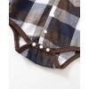 imageNewborn Infant Baby Boy Clothes Winter Baby Boy Fall Outfits Flannel Plaid Hoodie Romper Preemie Baby Clothes for Boys 03 Months Baby Boy Clothes