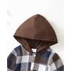 imageNewborn Infant Baby Boy Clothes Winter Baby Boy Fall Outfits Flannel Plaid Hoodie Romper Preemie Baby Clothes for Boys 03 Months Baby Boy Clothes