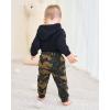 imageRenotemy Newborn Baby Boy Clothes Infant Boy Outfits Baby Hoodie Romper Fall Winter 0 3 6 9 12 18 Months Baby Clothes for BoyBlack Fist Camo