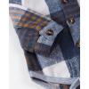 imageRenotemy Newborn Baby Boy Clothes Infant Boy Outfits Baby Hoodie Romper Fall Winter 0 3 6 9 12 18 Months Baby Clothes for BoyBlue Plaid Flannel Hoodie