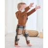 imageRenotemy Newborn Baby Boy Clothes Infant Boy Outfits Baby Hoodie Romper Fall Winter 0 3 6 9 12 18 Months Baby Clothes for BoyBrown Plaid Flannel Hoodie