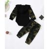 imageRenotemy Newborn Baby Boy Clothes Infant Boy Outfits Baby Hoodie Romper Fall Winter 0 3 6 9 12 18 Months Baby Clothes for BoyGreen Camo Hoodie
