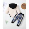imageRenotemy Newborn Baby Boy Clothes Infant Boy Outfits Baby Hoodie Romper Fall Winter 0 3 6 9 12 18 Months Baby Clothes for BoyLetter Print Hoodie