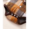 imageRenotemy Newborn Baby Boy Clothes Infant Boy Outfits Baby Hoodie Romper Fall Winter 0 3 6 9 12 18 Months Baby Clothes for BoyMulticolor Plaid Flannel Hoodie