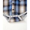 imageRenotemy Newborn Baby Boy Clothes Infant Boy Outfits Baby Hoodie Romper Fall Winter 0 3 6 9 12 18 Months Baby Clothes for BoyPlaid Flannel Blue Hoodie