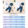 imageRenotemy Newborn Infant Baby Boy Clothes Outfits New to The Crew Outfits Long Pants Toddler Baby Boy Clothes SetBlue White