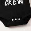 imageRenotemy Newborn Infant Baby Boy Clothes Outfits New to The Crew Outfits Long Pants Toddler Baby Boy Clothes SetGrayblack