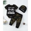 imageRenotemy Newborn Infant Baby Boy Clothes Outfits New to The Crew Outfits Long Pants Toddler Baby Boy Clothes SetGreen Camo