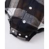 imageRenotemy Newborn Infant Baby Boy Clothes Outfits New to The Crew Outfits Long Pants Toddler Baby Boy Clothes SetPlaidblues