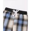imageRenotemy Newborn Infant Baby Boy Clothes Outfits New to The Crew Outfits Long Pants Toddler Baby Boy Clothes SetShort Multi Plaid
