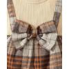 imageRenotemy Newborn Infant Baby Girl Clothes Rompers Summer Jumpsuits Short Sleeve Romper Infant Baby Clothes GirlApricot Plaid Short
