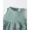imageRenotemy Newborn Infant Baby Girl Clothes Rompers Summer Jumpsuits Short Sleeve Romper Infant Baby Clothes GirlSolid Mint