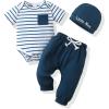 Stripe Blue Linen