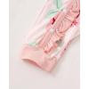 imageRenotemy Newborn Baby Girl Clothes Fall Winter Outfits Infant Rompers Solid Jumpsuits Bodysuit Cute Infant Baby Clothes GirlFloral Pink