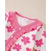 imageRenotemy Newborn Baby Girl Clothes Fall Winter Outfits Infant Rompers Solid Jumpsuits Bodysuit Cute Infant Baby Clothes GirlRose Red