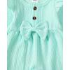 imageRenotemy Newborn Baby Girl Clothes Fall Winter Outfits Infant Rompers Solid Jumpsuits Bodysuit Cute Infant Baby Clothes GirlSolid Mint Green
