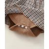 imageRenotemy Newborn Baby Girl Clothes Infant Girl Outfits Knit Romper Dress with Hat Baby Clothes for Girls 018 MonthsApricot Plaid