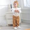 imageRenotemy Newborn Baby Girl Clothes Outfits Infant Romper Ruffle Floral Pants Cute Toddler Baby Girl Clothes SetLovelywhitelong Sleeve