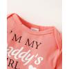 imageRenotemy Newborn Baby Girl Clothes Outfits Infant Romper Ruffle Floral Pants Cute Toddler Baby Girl Clothes SetPink  White
