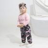 imageRenotemy Newborn Baby Girl Clothes Outfits Infant Romper Ruffle Floral Pants Cute Toddler Baby Girl Clothes SetPink Camo