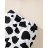 imageRenotemy Newborn Baby Girl Clothes Outfits Infant Romper Ruffle Floral Pants Cute Toddler Baby Girl Clothes SetPink Cow Print