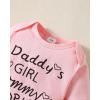 imageRenotemy Newborn Baby Girl Clothes Outfits Infant Romper Ruffle Floral Pants Cute Toddler Baby Girl Clothes SetPink Floral