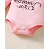 imageRenotemy Newborn Baby Girl Clothes Outfits Infant Romper Ruffle Floral Pants Cute Toddler Baby Girl Clothes SetPink Floral