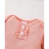 imageRenotemy Newborn Baby Girl Clothes Outfits Infant Romper Ruffle Floral Pants Cute Toddler Baby Girl Clothes SetPink Flower