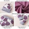 imageRenotemy Newborn Baby Girl Clothes Outfits Infant Romper Ruffle Floral Pants Cute Toddler Baby Girl Clothes SetPurple