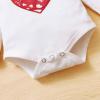 imageRenotemy Newborn Baby Girl Clothes Outfits Infant Romper Ruffle Floral Pants Cute Toddler Baby Girl Clothes SetValentinesfloral