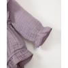 imageRenotemy Newborn Infant Baby Girl Clothes Cotton Linen Rompers Solid Ruffle Jumpsuits Infant Baby Clothes GirlPurple