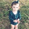 imageRenotemy Newborn Infant Baby Girl Clothes Cotton Linen Rompers Solid Ruffle Jumpsuits Infant Baby Clothes GirlSolid Greenlong Sleeve