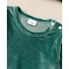 imageRenotemy Newborn Infant Baby Girl Clothes Outfits Fall Winter Long Sleeve Sweatshirts Pants Cute Baby Girl Outfits SetBlue Velour