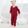 imageRenotemy Newborn Infant Baby Girl Clothes Outfits Fall Winter Long Sleeve Sweatshirts Pants Cute Baby Girl Outfits SetCotton Winered