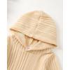 imageRenotemy Newborn Infant Baby Girl Clothes Outfits Fall Winter Long Sleeve Sweatshirts Pants Cute Baby Girl Outfits SetHoodie Beige