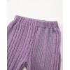 imageRenotemy Newborn Infant Baby Girl Clothes Outfits Fall Winter Long Sleeve Sweatshirts Pants Cute Baby Girl Outfits SetHoodie Purple
