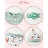 imageRenotemy Newborn Infant Baby Girl Clothes Summer Outfits Infant Romper Pants Cute Toddler Girl Clothes Gift SetGreen Floral