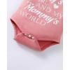 imageRenotemy Newborn Infant Baby Girl Clothes Summer Outfits Infant Romper Pants Cute Toddler Girl Clothes Gift SetPink Rose
