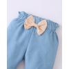 imageRenotemy Newborn Infant Baby Girl Clothes Summer Outfits Infant Romper Pants Cute Toddler Girl Clothes Gift SetRib Blue