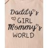 imageRenotemy Newborn Infant Baby Girl Clothes Summer Outfits Infant Romper Pants Cute Toddler Girl Clothes Gift SetRib Blue