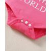 imageRenotemy Newborn Infant Baby Girl Clothes Summer Outfits Infant Romper Pants Cute Toddler Girl Clothes Gift SetRose Pink