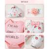 imageRenotemy Newborn Infant Baby Girl Clothes Summer Outfits Infant Romper Pants Cute Toddler Girl Clothes Gift SetRuffle Pink