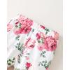 imageRenotemy Newborn Infant Baby Girl Clothes Summer Outfits Infant Romper Pants Cute Toddler Girl Clothes Gift SetTender Pink