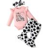 Pink Cow Print