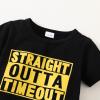 imageToddler Baby Boy Clothes Summer Outfits Cotton Short Sleeve TShirt Dinosaurs Shorts Set Boy Clothes Outfits SetBlack