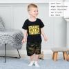 imageToddler Baby Boy Clothes Summer Outfits Cotton Short Sleeve TShirt Dinosaurs Shorts Set Boy Clothes Outfits SetBlack